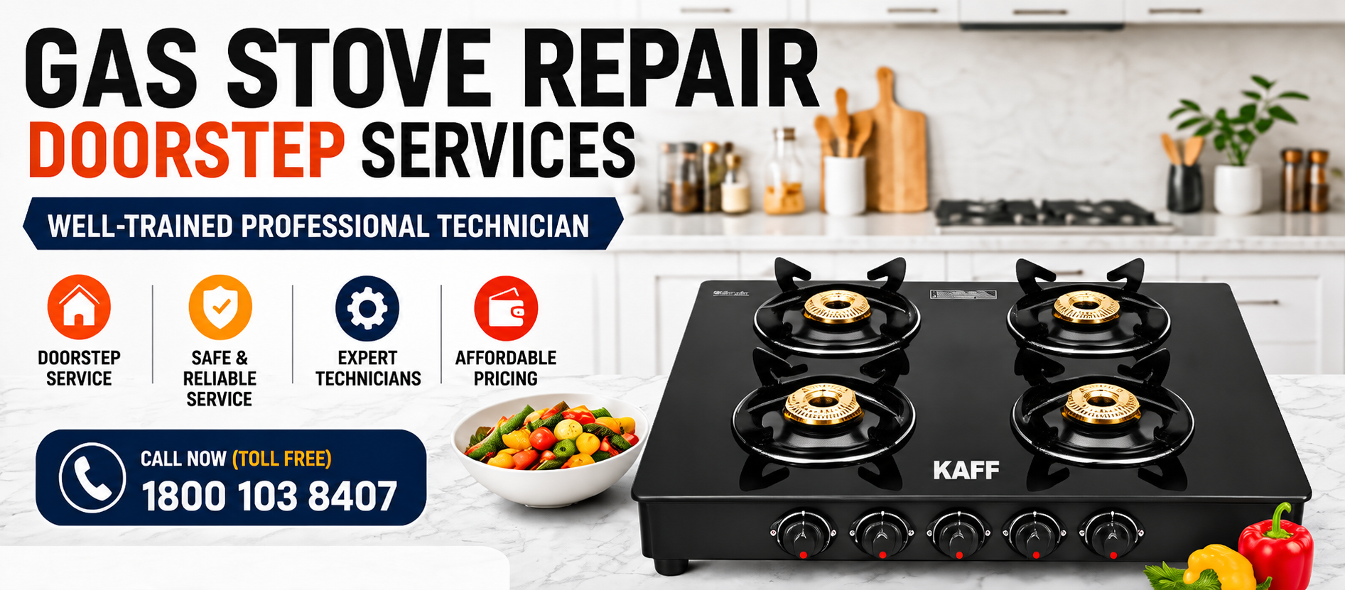 Gas Stove Repair Doorstep Services